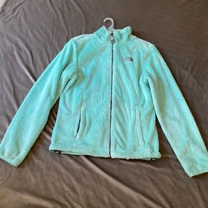 Mint Green North Face Fleece Jacket